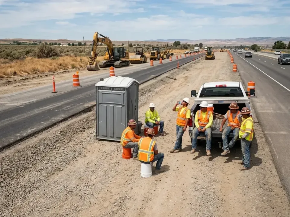 highway-road-construction-crew-007 — frequently asked questions, Porta Potty and Restroom Rentals in Gladstone, MO